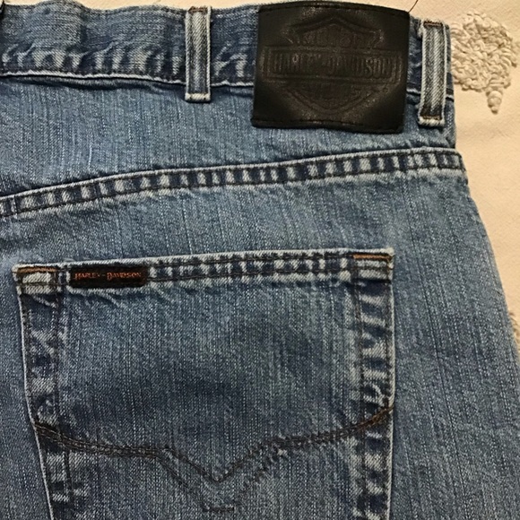 Harley Davidson Men’s Straight Leg Jeans. Size 40” x 32l L - Picture 3 of 12